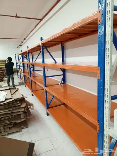 يوجد لدينا رفوف سوبرات مستودعات تخزين منازل كاشير محاسب 0
