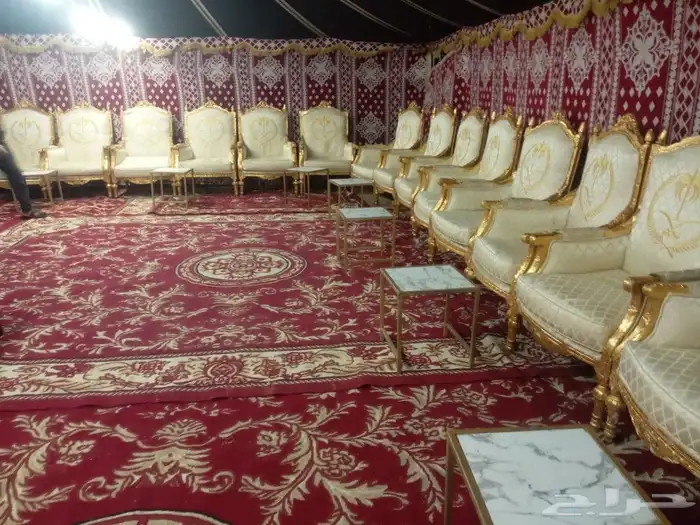 تاجر خيام وبيوت شعر ابيض واسود خيام اربيه اناره كهرب كراسي ك 0