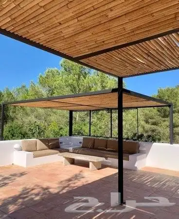 مضلات برجولات خشبيه 5