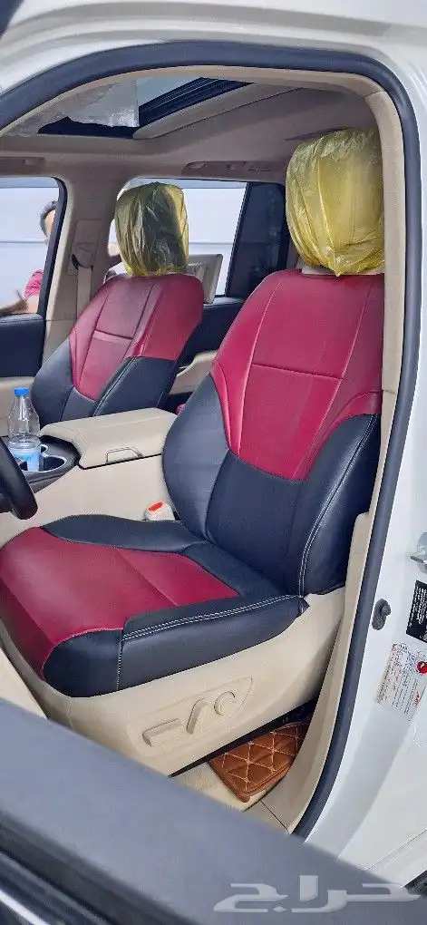 تنجيد مراتب سياره لند كروزر حولها من بيج الاعنابي شغل فوق ال 4