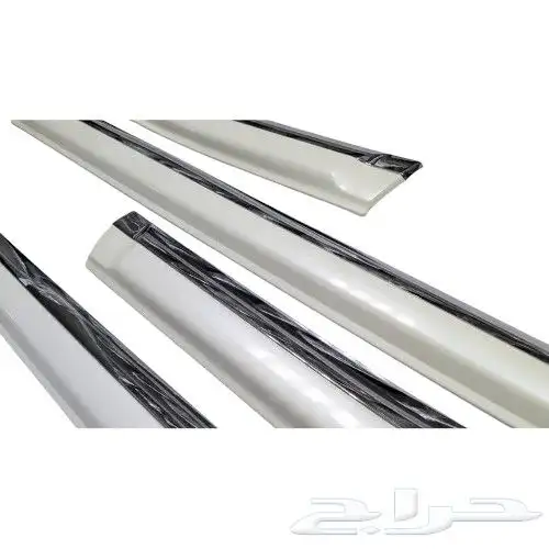 جلد وسط الباب برادو 2010 - 2016 ابيض لولي مع كروم 3