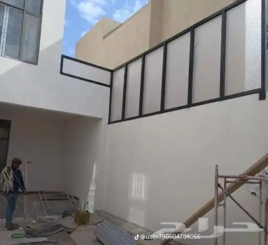 حداد مضلات سواتر برجولات سقف سندويش بنل ابو ب 5