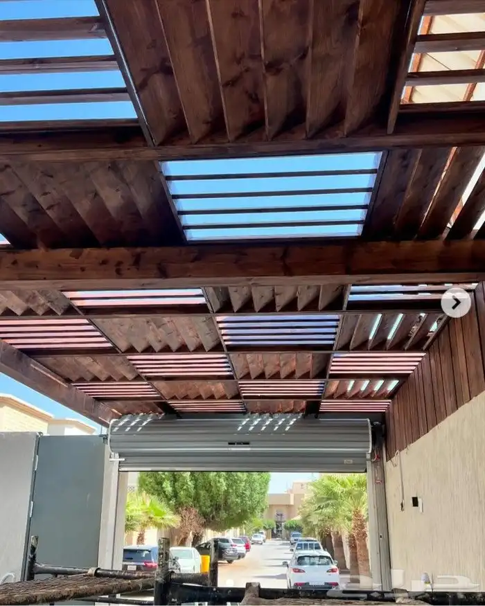 مضلات برجولات خشبيه 9