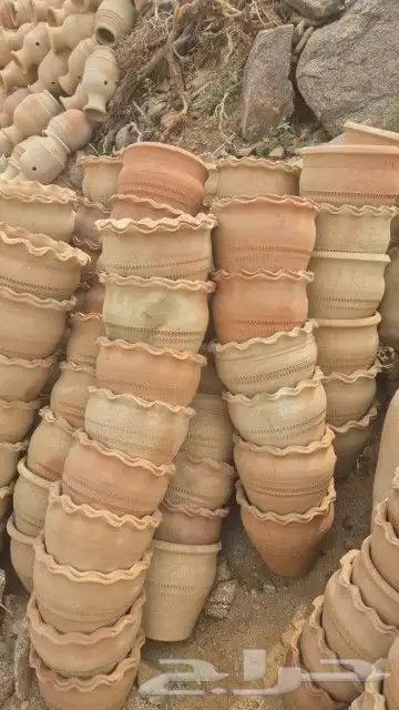 يوجد لدينا احواض الشجر الفخاريه ويوجد لدينا براميل المندي 8
