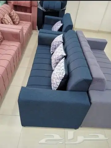 كنب جديد جاهز وتفصيل بأسعار المصنع حرف ال 7اشخاص 38