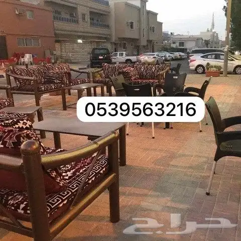 كراسي حديد مراكيزاستراحات خارجية أحواش وجلسات عربيه متنوعة 0