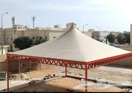 نشتغل جميع أعمال المظلات والسواتر والخيام وشبوك والهناجر 0