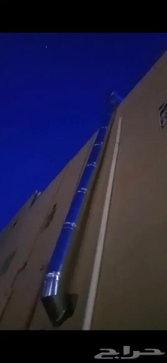تمديت المدخنه استيل و دكت 2