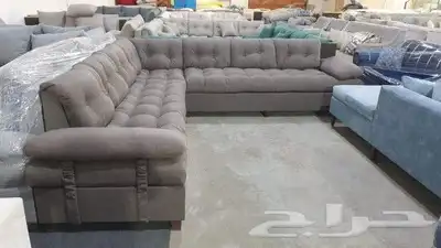 كنب جديد جاهز وتفصيل بأسعار المصنع حرف ال 7اشخاص 34