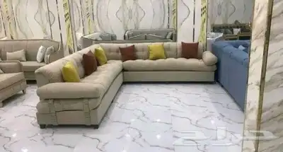 كنب جديد جاهز وتفصيل بأسعار المصنع حرف ال 7اشخاص 26