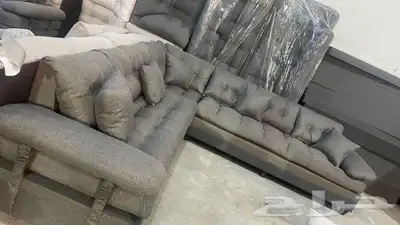 كنب جديد جاهز وتفصيل بأسعار المصنع حرف ال 7اشخاص 20