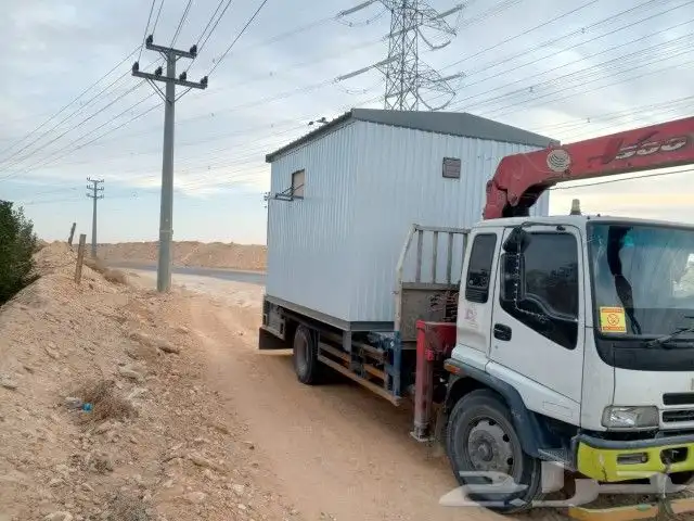 نقل غرف بركسات نقل مولد ونش كرين سطحه لوبد ترله 1