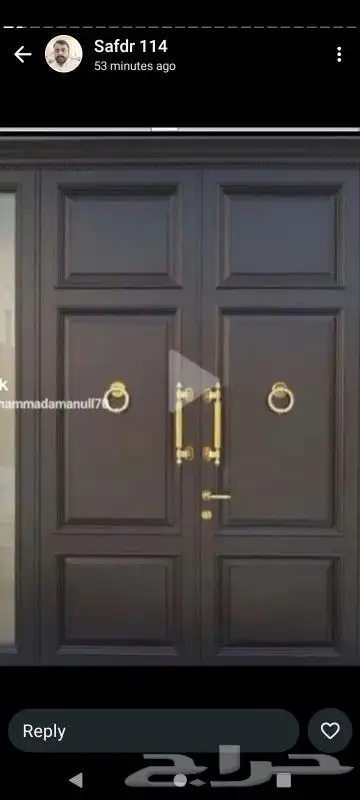 باب حداد الالمينم مظلات رربزىن سواتر 8