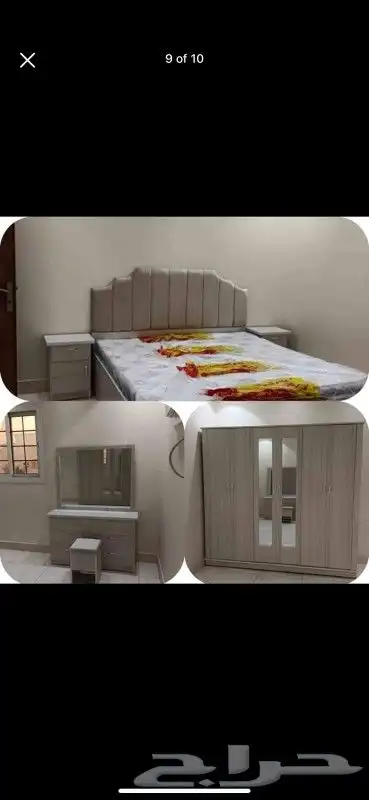 غرف نوم جديده مع تقسيط تابي او تمارا 7