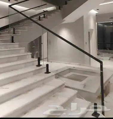 دربزين زجاج دربزين استيل شبابيك حواجز مسابح هندىل دربزينات 7