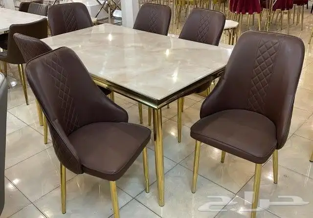 طاولات طعام وجزامات جديد بالكرتون 0