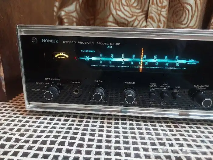 راديو وامبليفاير بايونير مع سماعات ناشيونال 2