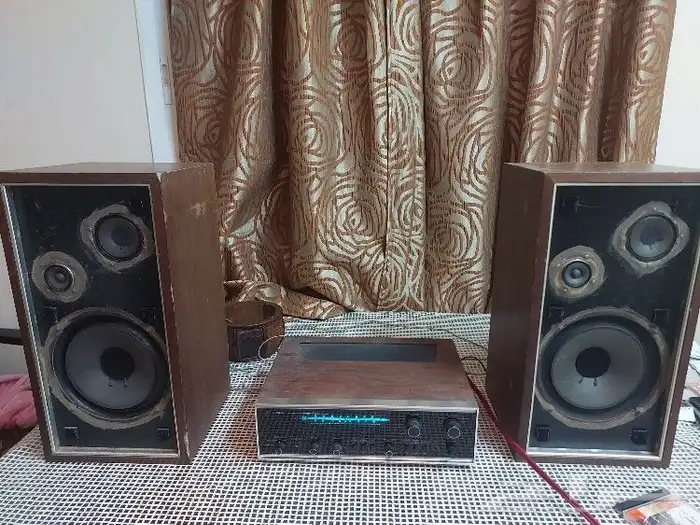 راديو وامبليفاير بايونير مع سماعات ناشيونال 1