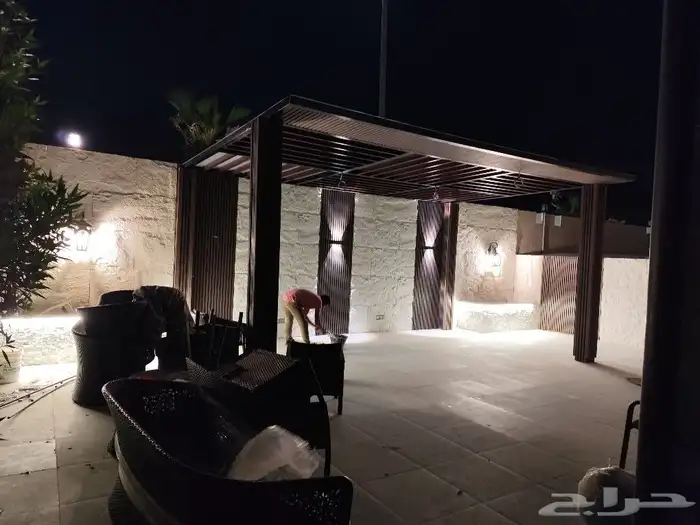 تنسيق حدائق عشب ارضي عشب جداري بديل خشب صفائح حجريه 12