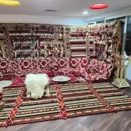 ديكورات تخرج قبعات و عقود لوحات مضيئه غبقة ركن تراثي جلسه 8