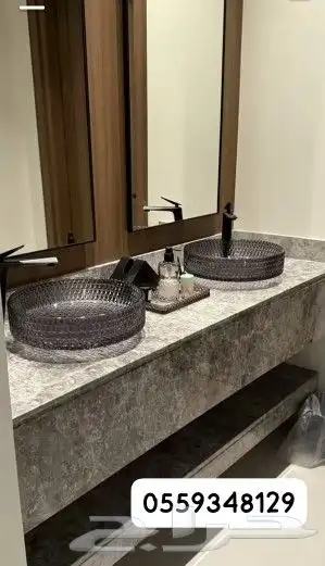 مغاسل رخام طبيعي وصناعي 0