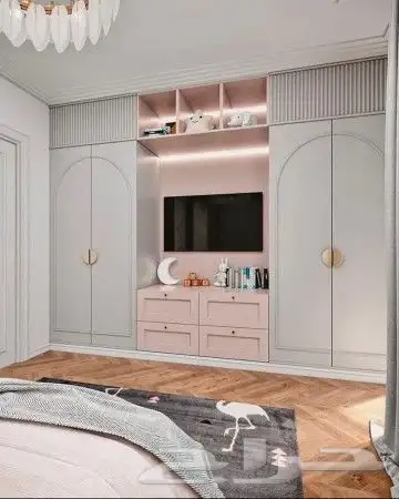 دولاب خزينه دولاب ملابس غرف نوم اطفال غرف نوم مودرن 5