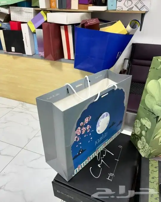 مطبعة مطابع بكجات بكج اكياس فاخرة ورقية كرت فاتورة ليبل ستكر 2