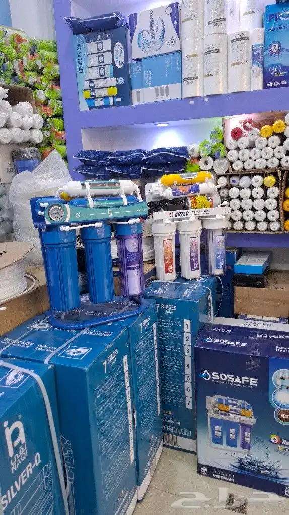 فلاتر مياة وجهازة تحلية وتغير فلاتر وصيانه وبيع وتركيب 1