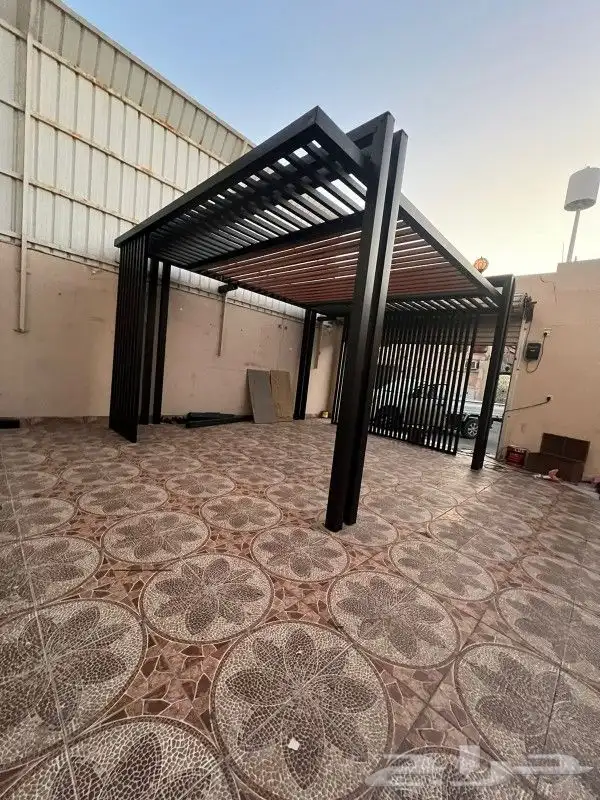 تنسيق حدائق عشب ارضي عشب جداري بديل خشب صفائح حجريه 7