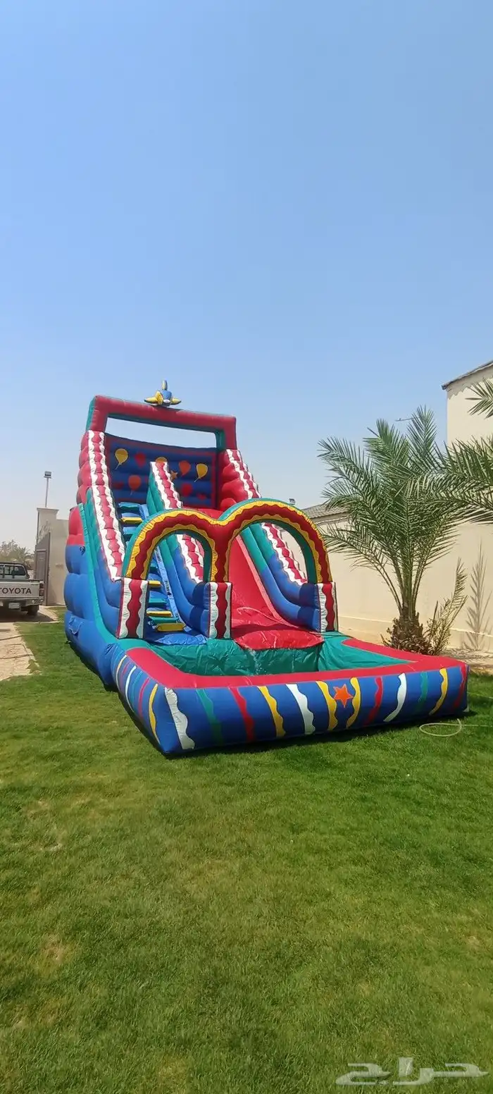 نطيطه زحاليق ملعب صابوني زحاليق مائيه الرياض 2