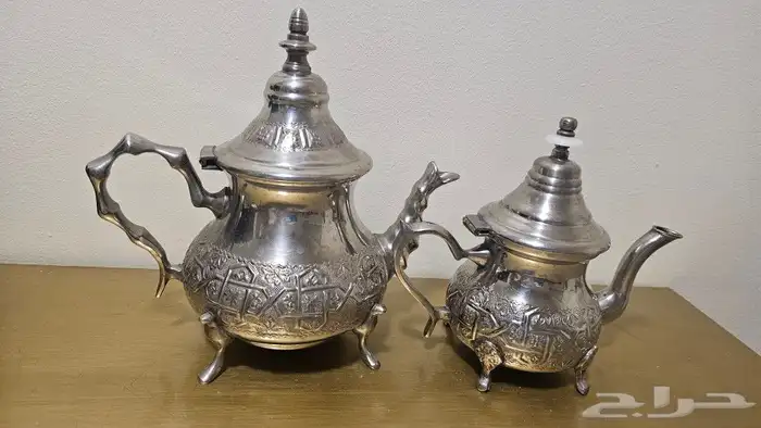 ابريق فضة اصلي صناعة يدوية 4