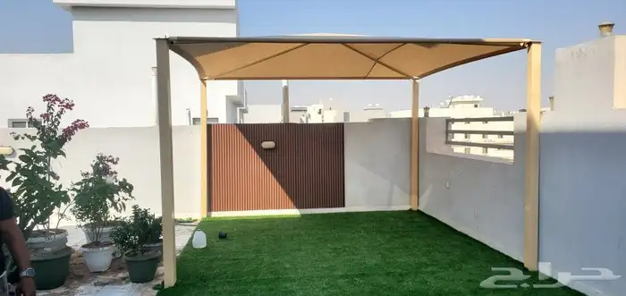 تركيب مظلات سيارات مضلات جلسات خارجية صيانة مظلات تغيير قماش 9