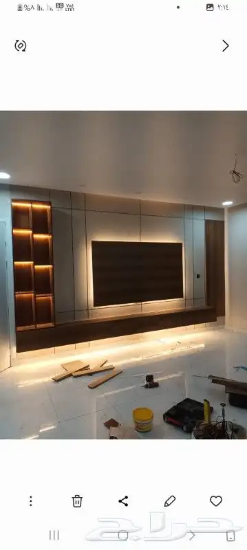 فنين تركيب بديل شيبورد وبديل رخام صفائح طينية 2