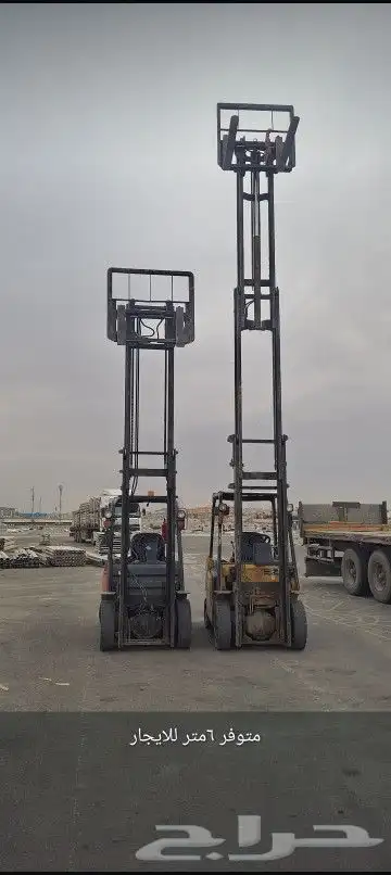 رافعات شوكية وكرينات للإيجار شهري يومي 1