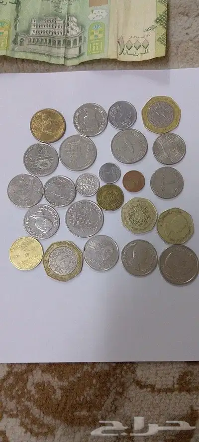 قروش وفلوس قديمه اقدم عمله قبل 50 سنه 1
