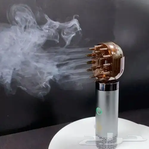 مبخرة الشعر الكترونية مشط تحتوي على رأسين للشعر والمنزل 5