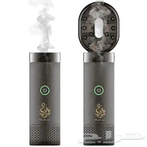 مبخرة الشعر الكترونية مشط تحتوي على رأسين للشعر والمنزل 0