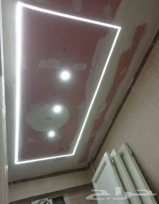 تشتيطيبات كهرباء وتركيب الليد البروفايل والمتنتك 3