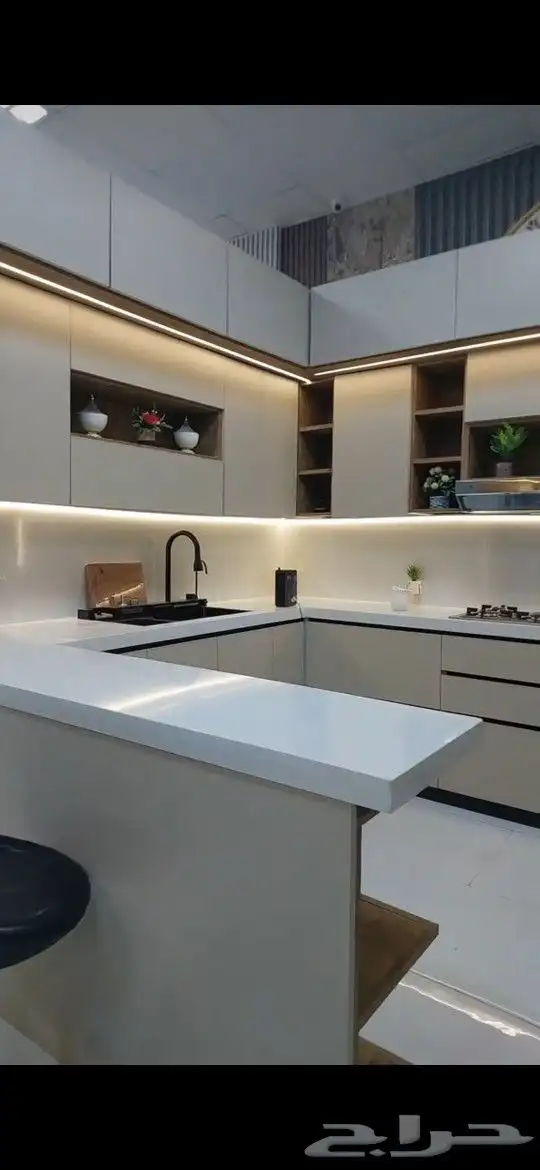 تفصيل وترميم مطابخ المنيوم وتغيير رخام صناعي وطبيعي 1