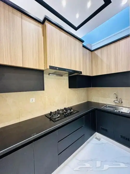 مطابخ خشب ألماني ومطابخ صاج والمنيوم ورخام صناعي وبورسلان 0