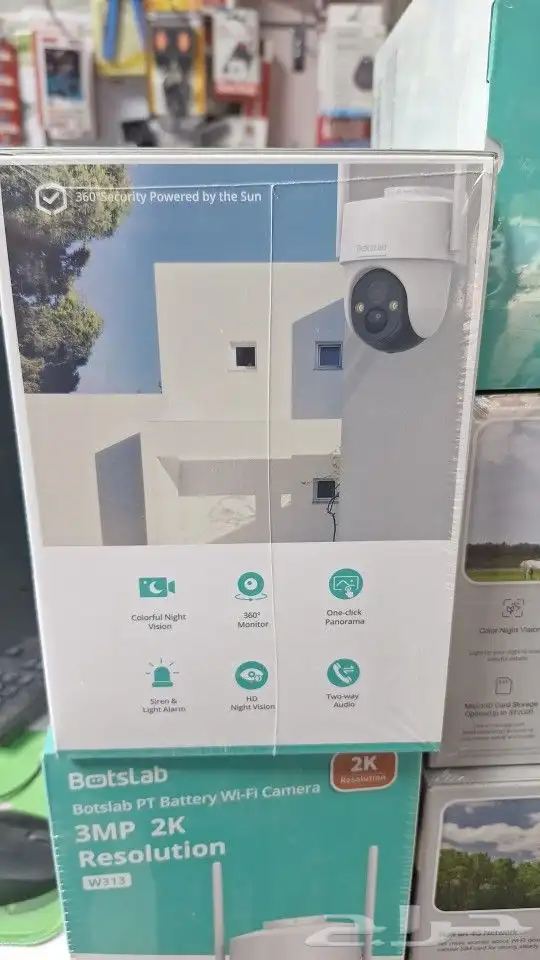 كاميرا طاقه شمسيه واي فاي شركة بوتس لاب العالميه 1