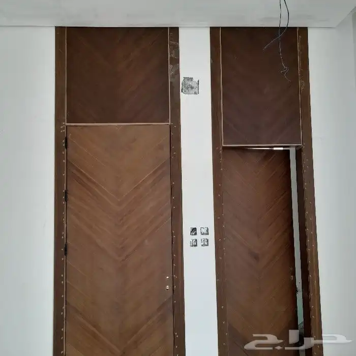 أبواب مخفي سحاب شيبورت بديل الخشب 6