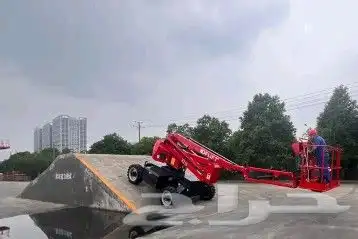 سيزلفت مانلفت للايجار Diesel electric trailer for rent 1