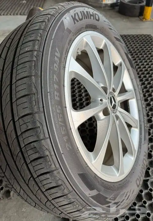 جنوط مرسيدس 2021 مع كفرات كومو اخو الجديد 3