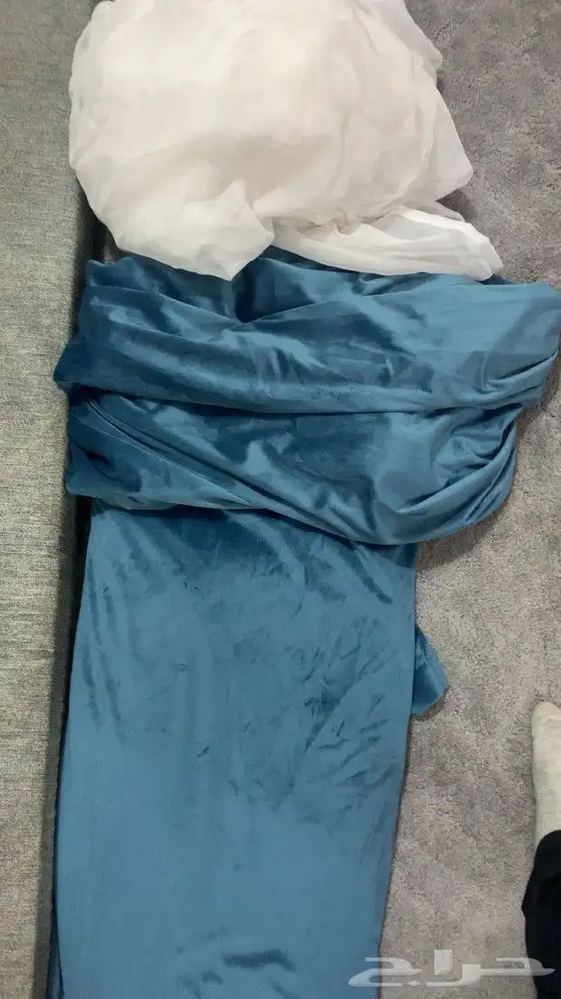 ستاير شببيك تفصيل نوع القماش مخمل طولها 3م وعرضها 3م جديد 7