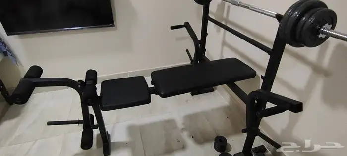 HOME GYM SET  - Bench  Barbell   Dumbbells ( Weight 50) 0