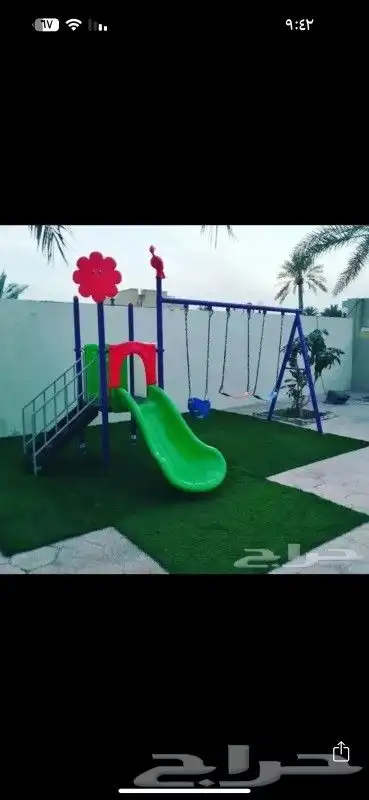 نطيطات ترامبولين ألعاب اطفال مراجيح جديد 8