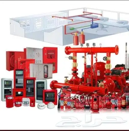 كاميرات مراقبة و أدوات السلامه والدفاع المدنى 8