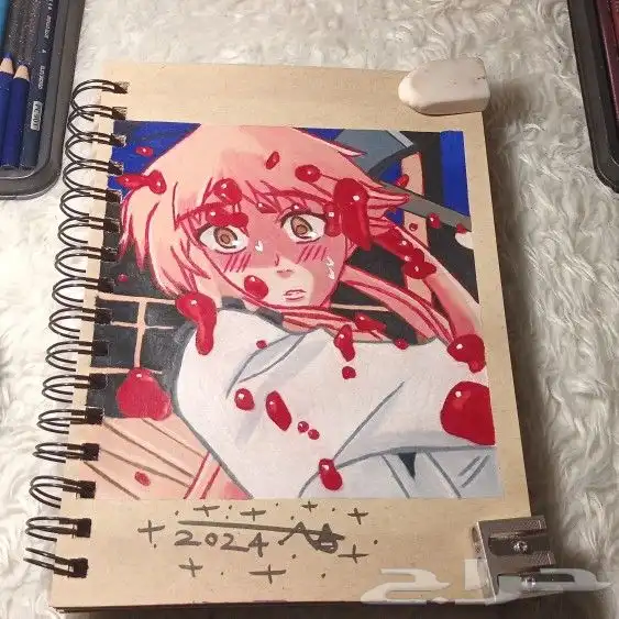 رسمات انمي للبيع بسعر رخيص يتراوح مابين 25 ريال الى 40 ريال 3
