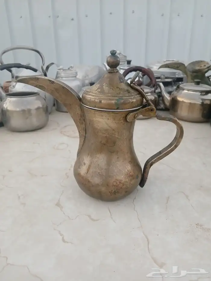 دلة العساف حائل نحاس اصفر 0